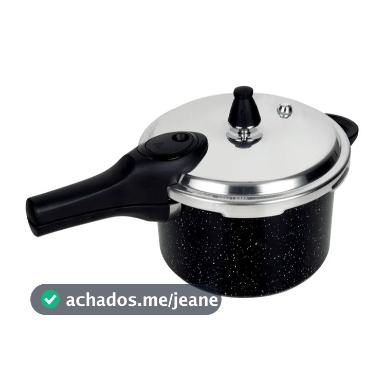 Panela de Pressão Brinox 4,2L Preto - Ceramic  Life Indução Original
