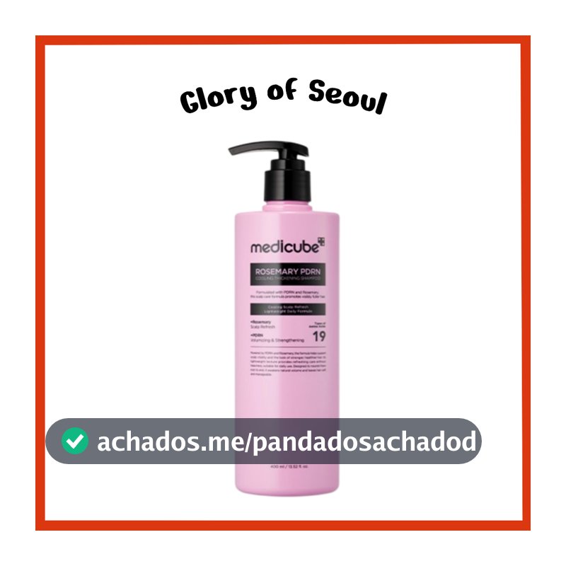 MEDICUBE Rosemary PDRN Cooling Thickening Shampoo, 400ml