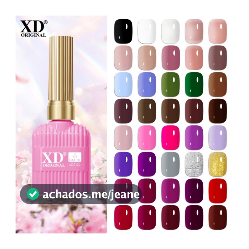 Esmalte em Gel X&D Original15ml com Anvisa Alta Pigmentação