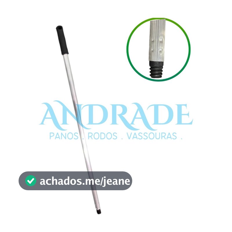 CABO ALUMINIO PARA RODOS E VASSOURAS 1,60- ESCOLHA A QUANTIDADE