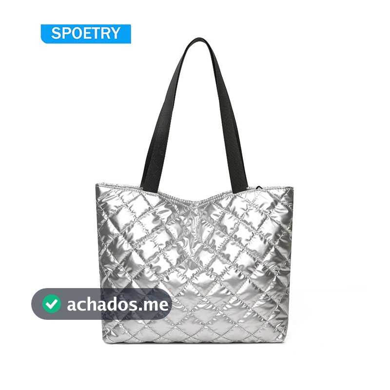 SPOETRY Bolsa Feminina Casual de Nylon Nova Grande Ombro Tote