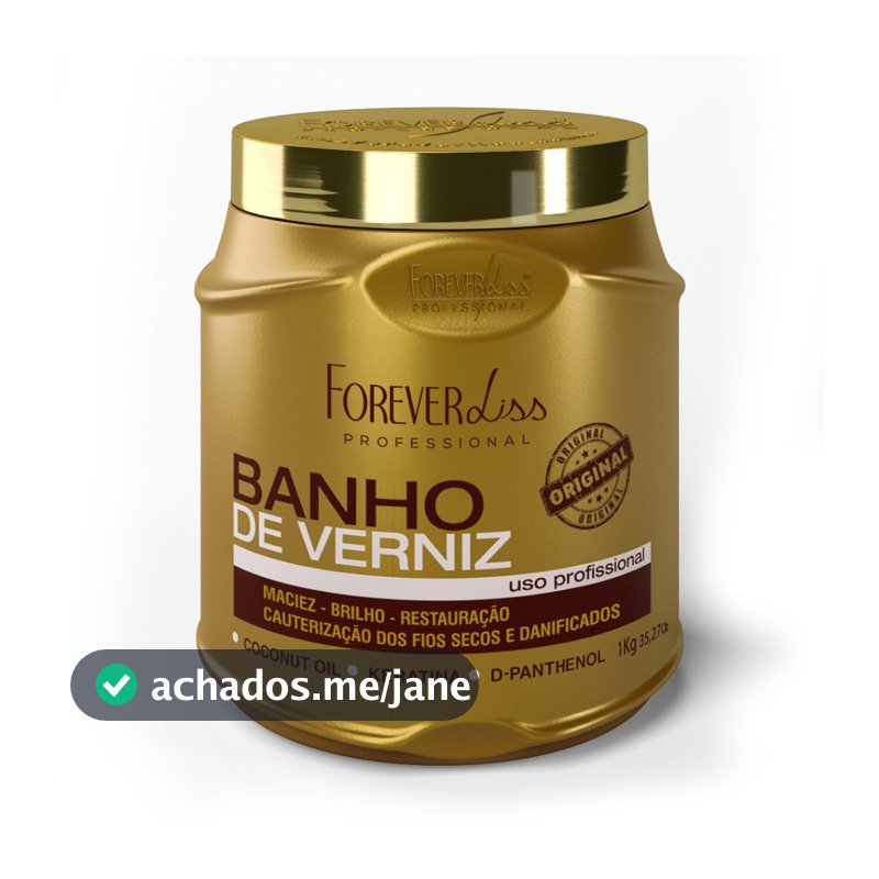 Banho De Verniz Máscara 1Kg Forever Liss