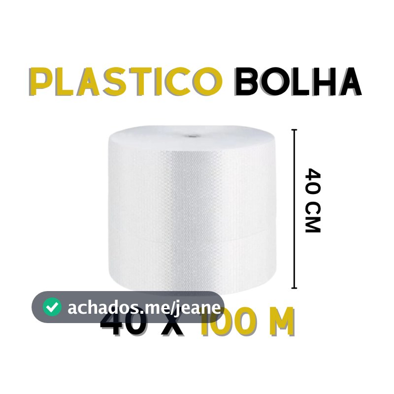 Plástico Bolha 40x100 - para Embalagem MATERIAL / MUDANÇA - ! Pronta Entrega