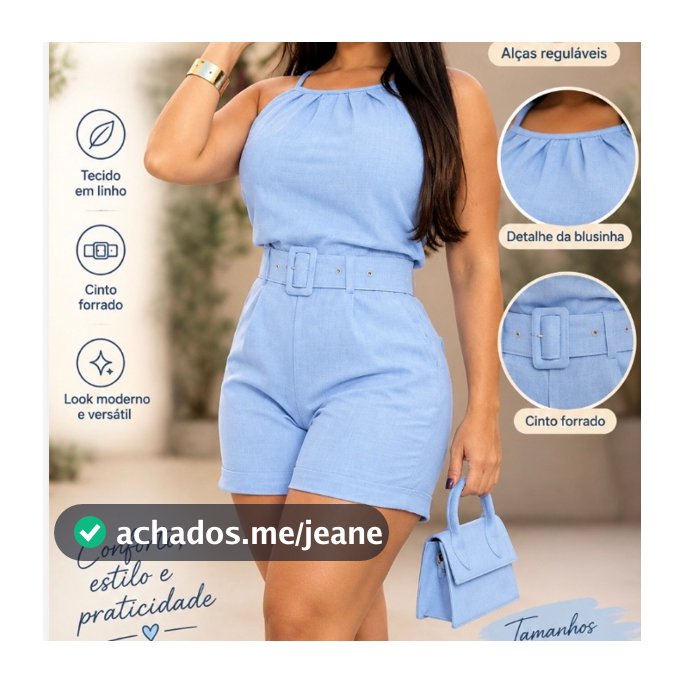 CONJUNTO EM LINHO+CINTO, ELEGÂNCIA E CONFORTO PARA VOCÊ ARRASAR TODOS OS DIAS!