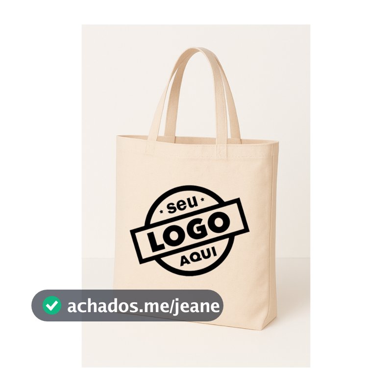Kit 12 Ecobags Personalizadas | Seu Logo Aqui | Bolsa Algodão Cru | Brindes, Eventos e Empresas