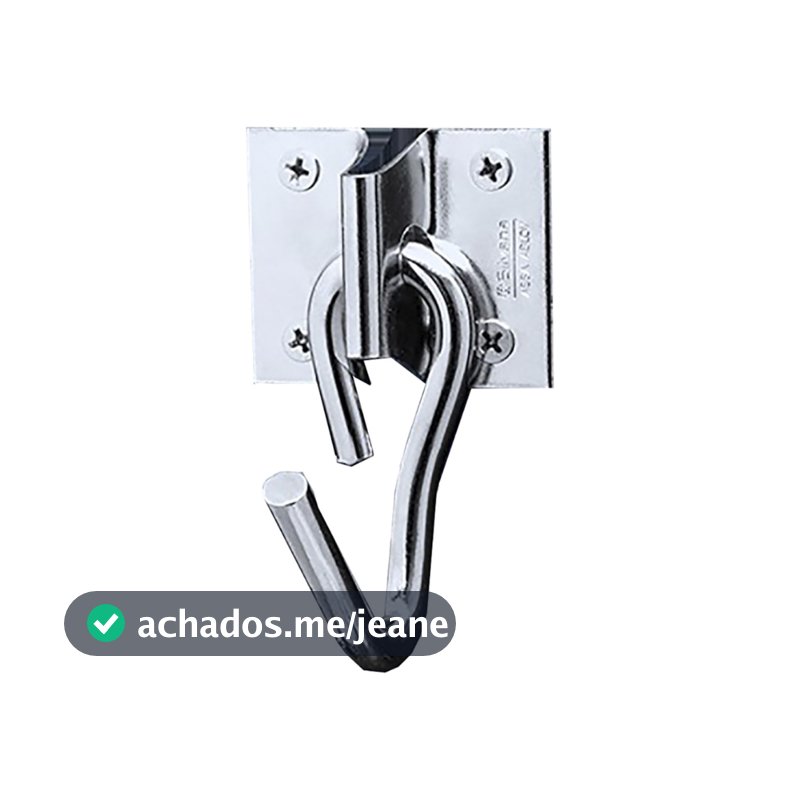 Kit 24 Gancho de Rede Zincado Silvana