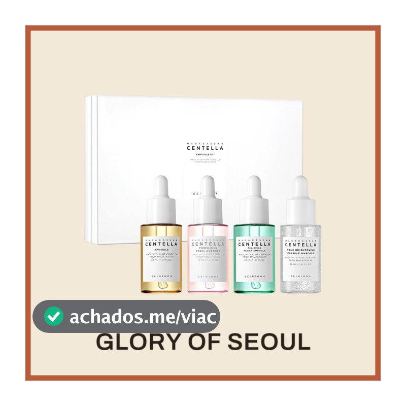 SKIN1004 Madagascar Centella KIT (Tea-Trica Relief Ampoule + Madagascar Centella Asiatica Ampoule + Tone Brightening Capsule Ampoule + Poremizing Fresh)