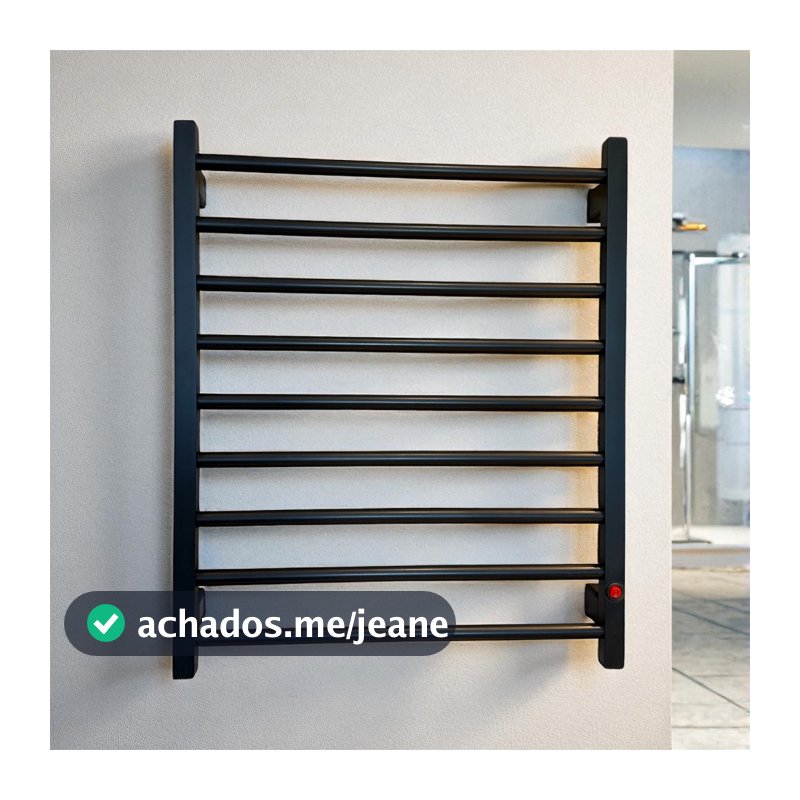 Toalheiro Térmico Elétrico 9 barras Electrowood Para 2 Toalhas de Banho Bivolt