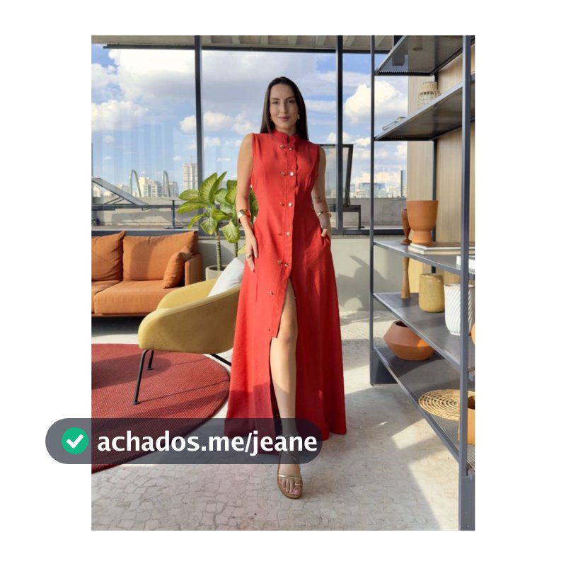 VESTIDO LONGO REGATA GOLA ALTA BOTÃO E FENDA BOLSO MODA CASUAL ELEGANTE EVANGELICA 01