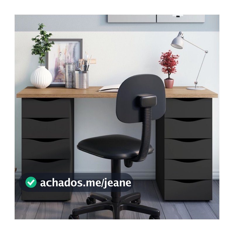 Mesa para Escritório Due 10 Gavetas - Artany Móveis