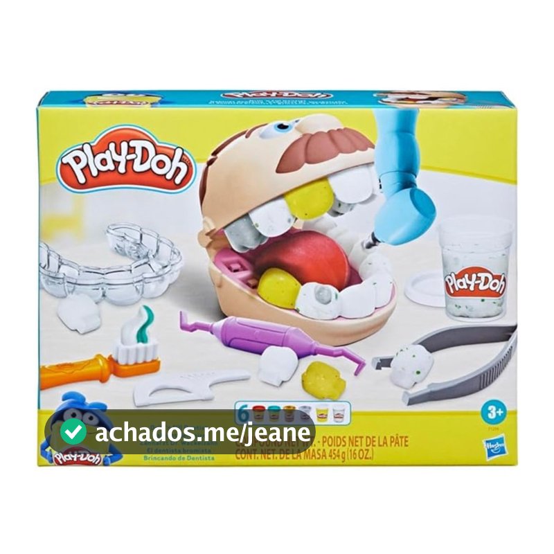 Play-Doh Brincando de Dentista - Massa de Modelar - HASBRO/f1259