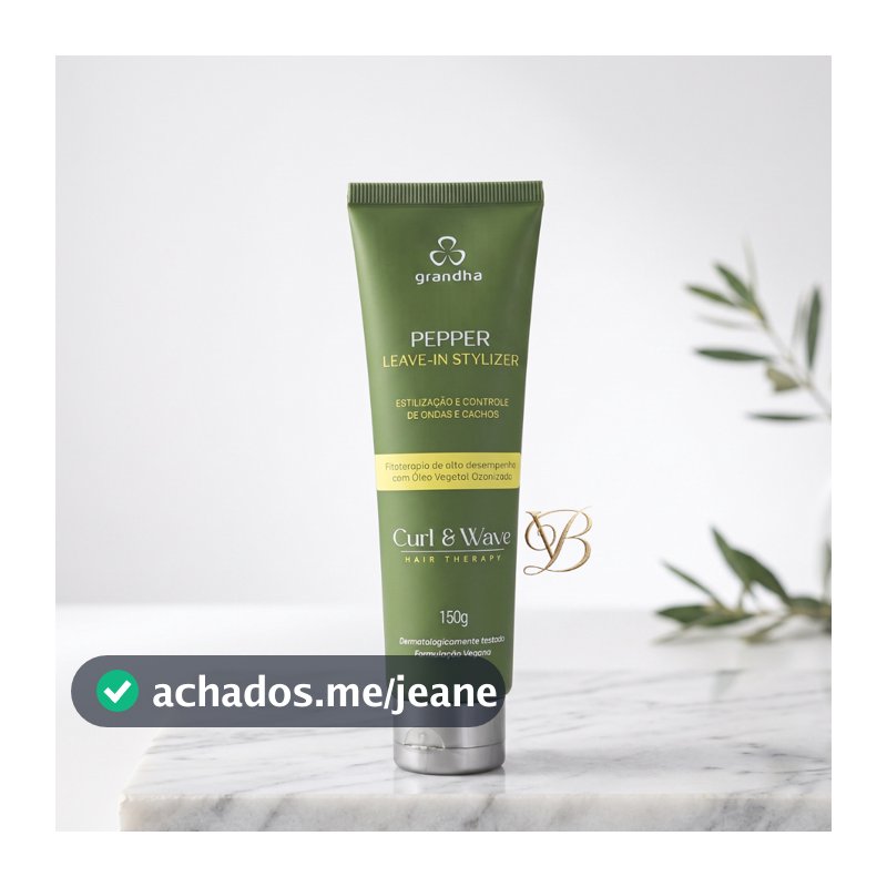 Grandha Finalizador para Cachos e Crespos Pepper Leave-in Stylizer Curl & Wave 150 g