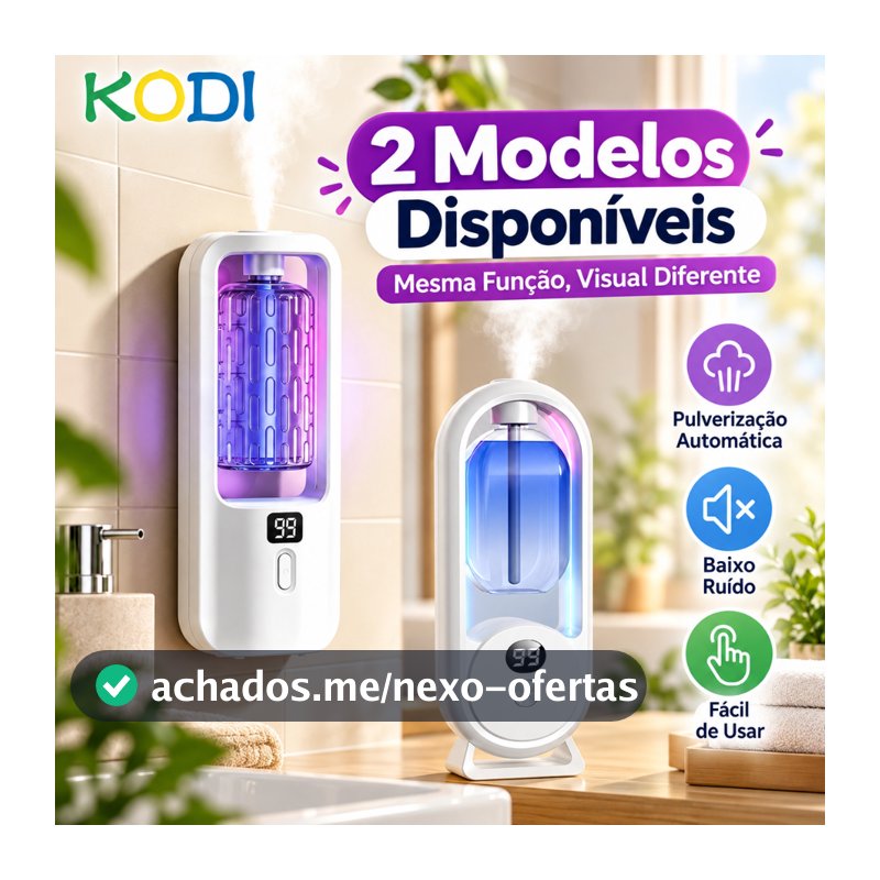 Aromatizador Automática Difusor de Essencia Aroma e Umidificador de Ar Multifuncional （Dois estilos）F2/E2