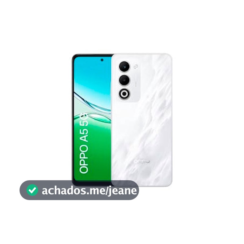 Smartphone A5 5G Tela 6.67 Polegadas 256GB 8GB RAM Câmera 50MP OPPO