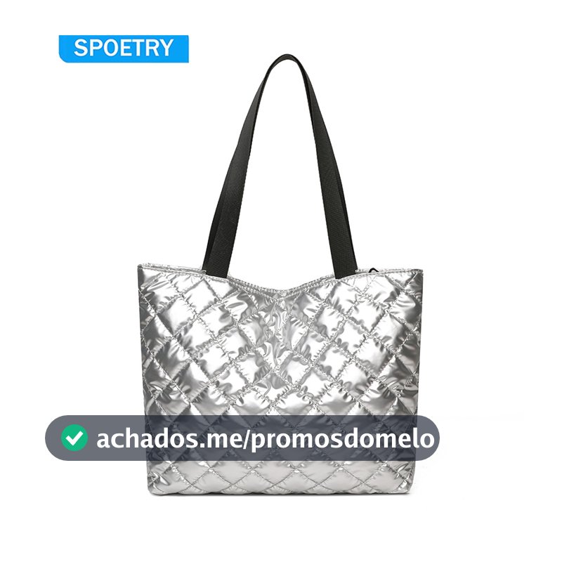 SPOETRY Bolsa Feminina Casual de Nylon Nova Grande Ombro Tote