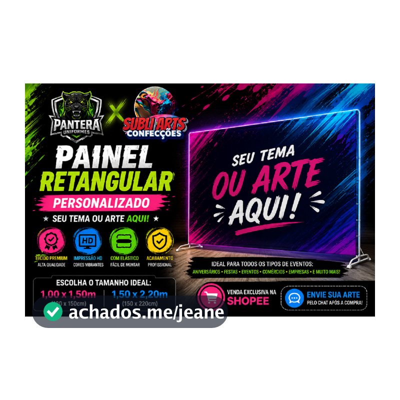 Painel De Festa Personalizado Retangular Qualquer Tema chá revelação, casamento, aniversário, eventos 150x220 - 100X1500