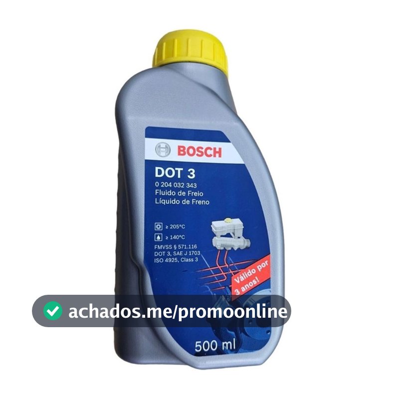 FLUIDO  DE  FREIO DOT3 500ML  BOSCH