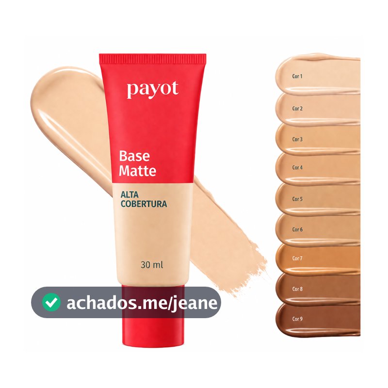 Base Matte Alta Cobertura Chérie Payot