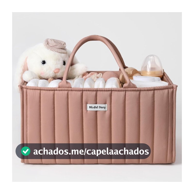 Organizador De Fraldas Para Bebês , Cesta De Chuveiro Meninas , Presente Recém-Nascidos Essenciais Registro Deve Ter Bebê Elegante Troca De Mesa Viagem De Carro