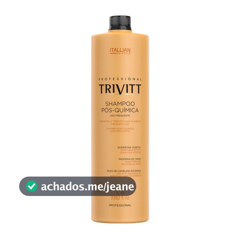 SHAMPOO PÓS-QUÍMICA PARA USO FREQUENTE 1L TRIVITT