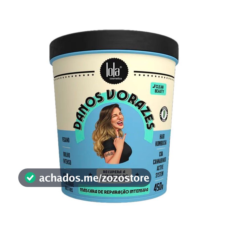 Máscara Lola De Reparação Intensiva Danos Vorazes 450g
