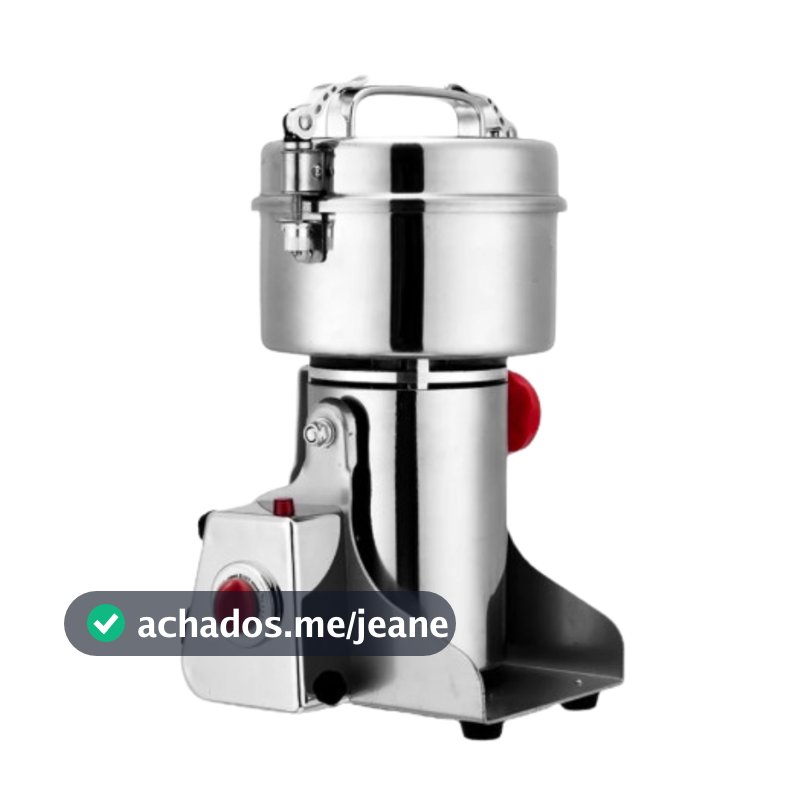 Moedor De Grãos Ervas Temperos Café 1000g Elétrico Aço Inox 220V