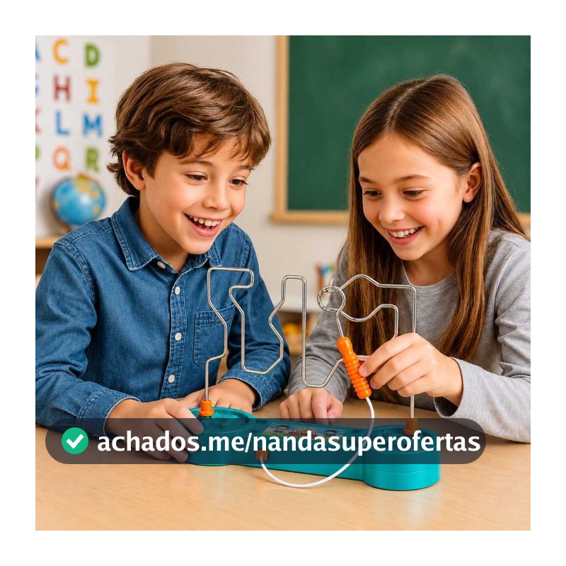 Jogo Desafio Do Choque Labirinto Brinquedo Infantil Com Luz E Som Criativo e Divertido