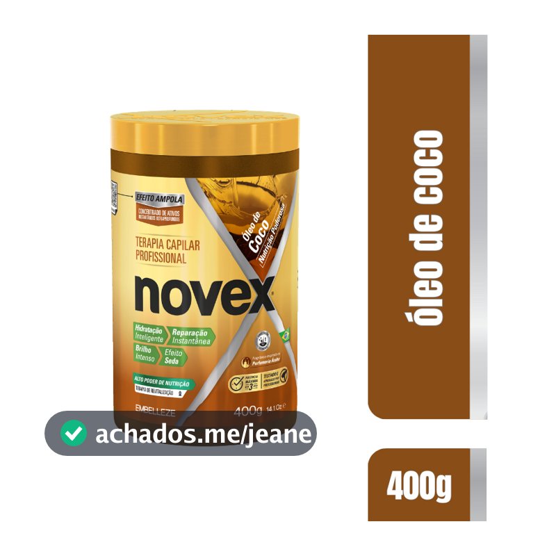 Creme de Tratamento Novex Óleo de Coco 400g