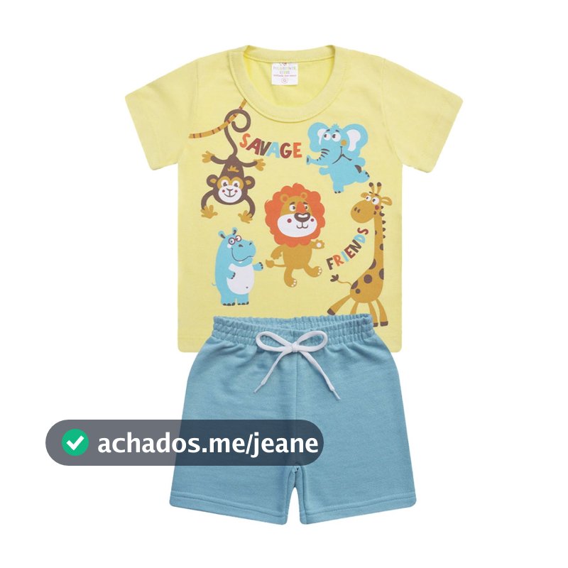 Conjunto bebê e infantil menino