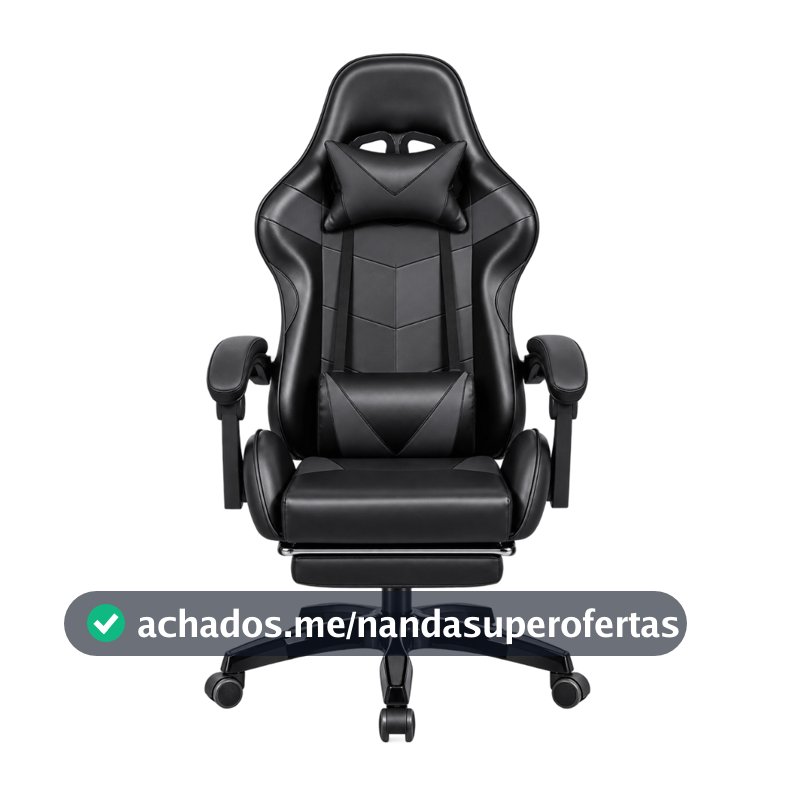 Cadeira Gamer Ergonômica Stillus - Conforto e Estabilidade com Apoio para Pés e Ajuste de Altura