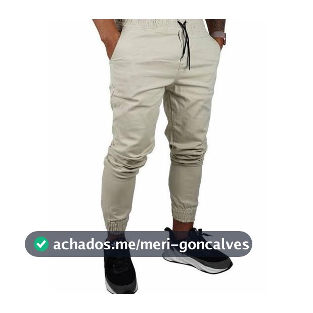 Calça Jogger Jeans e Sarja Masculina Premium com Lycra - Sarja com Punho, Conforto e Estilo