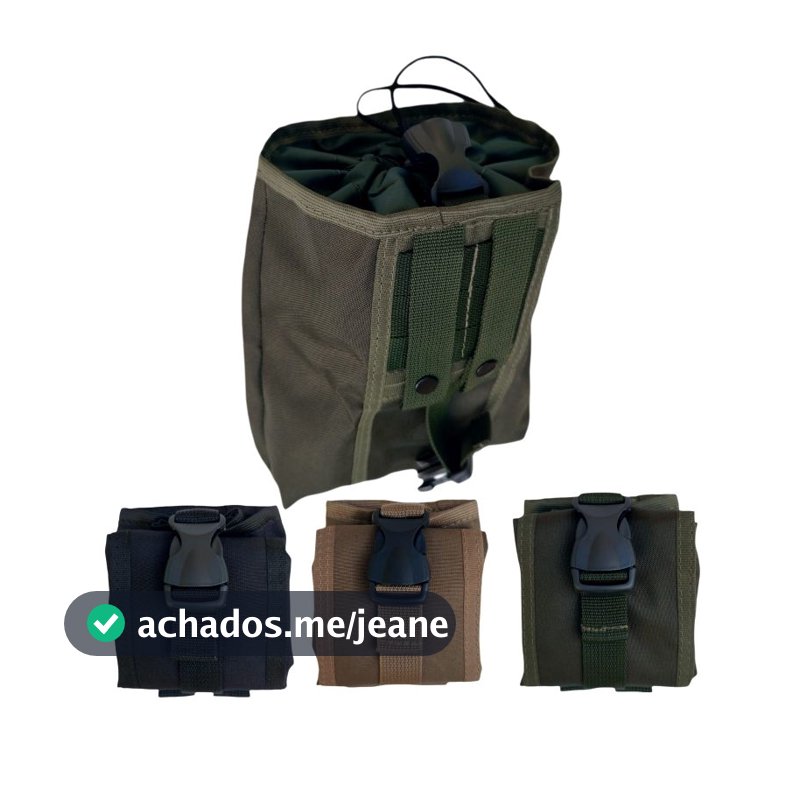 DROP MAGAZINE POUCH - VERDE - bolsa de descarte magazine - modular e cinto tático