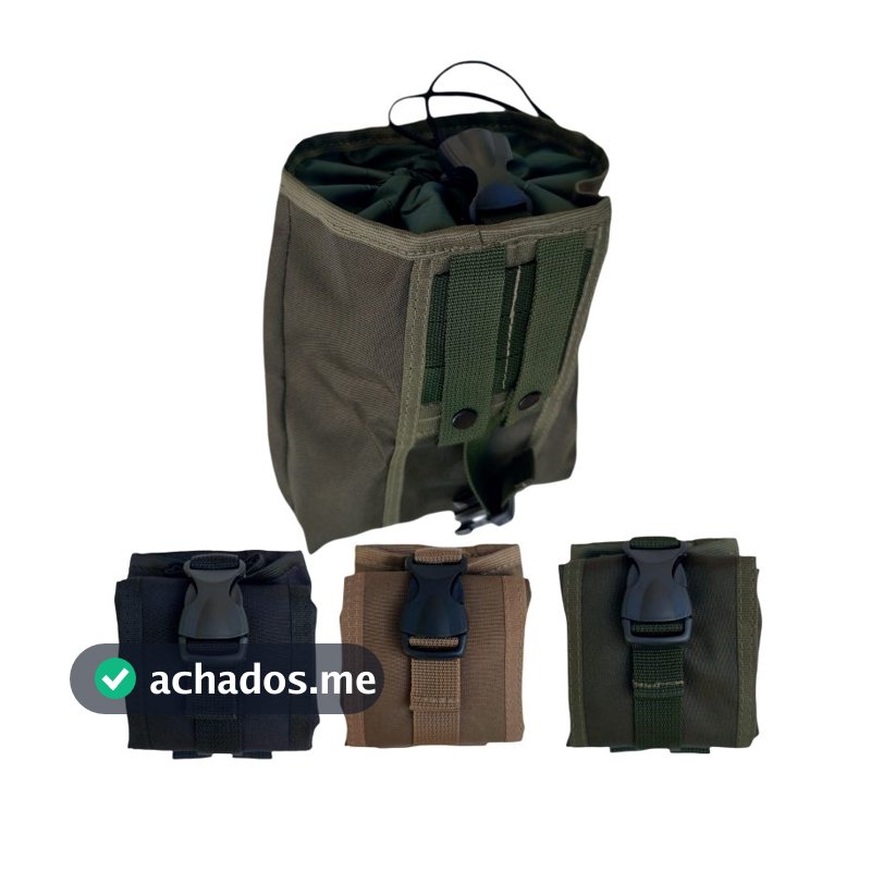 DROP MAGAZINE POUCH - VERDE - bolsa de descarte magazine - modular e cinto tático