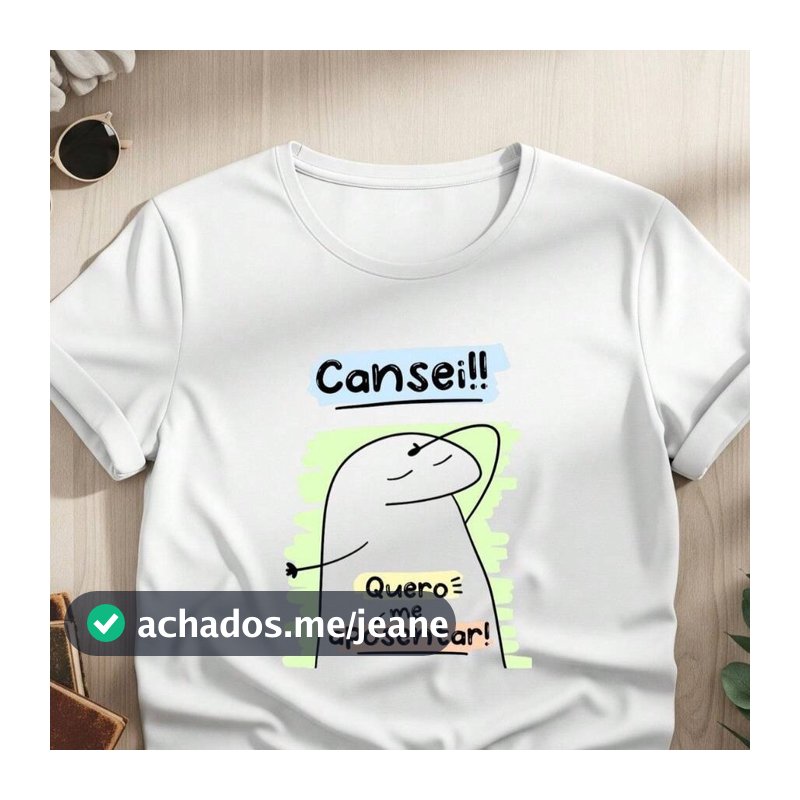 Camiseta T-Shirt Unissex Flork Motivacional Vou Aposentar Meme Frases Motivacionais 100% Algodão  Promoção Pluz Size