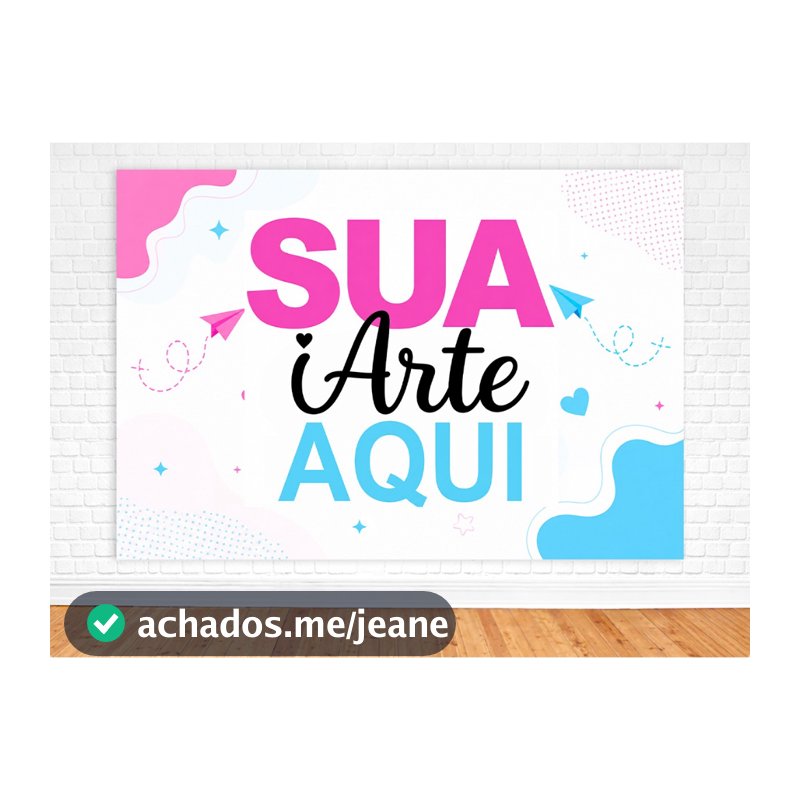 Painel Horizontal Fundo Fotográfico Gigante Em Tecido SUA ARTE AQUI Vários Tamanhos C/ Emenda