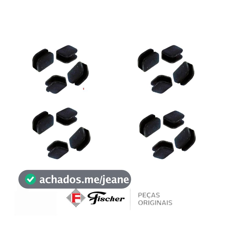Borracha da trempe grade fogão cooktop fischer | 20 peças