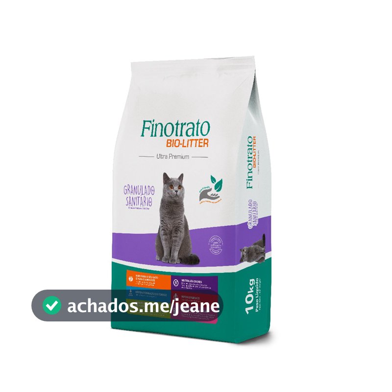 Finotrato Bio-litter Granulado Sanitário Ultra Premium para Gatos 10kg