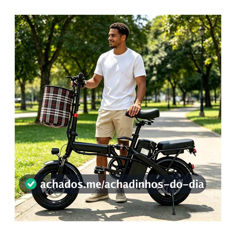 Bicicleta EléTrica DobráVel Para Adultos 9Cavalo, Pedal Tripulado, Compras Ao Ar Livre, Viagem Bicicleta Scooter EléTric
