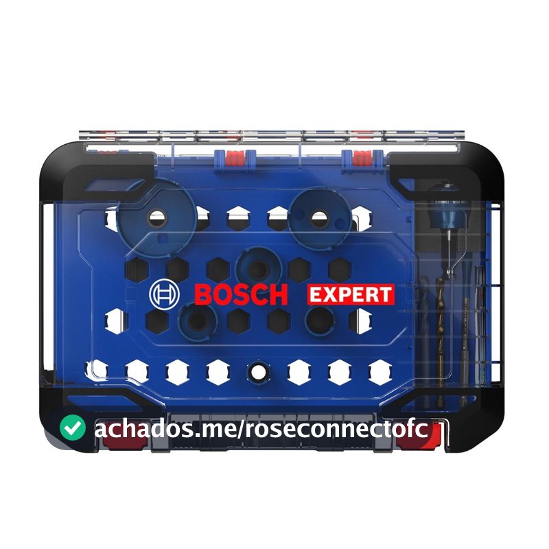 Kit Serra Copo Bosch Expert Construction Material 10 Peças
