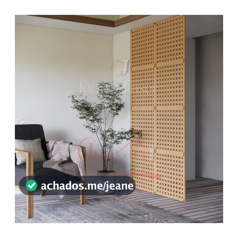 Placas Vazadas Decorativas Cobogó Painel Cama Cabeceira MDF -VARIAS OPÇOES  Ambiente Único Elegante QUA