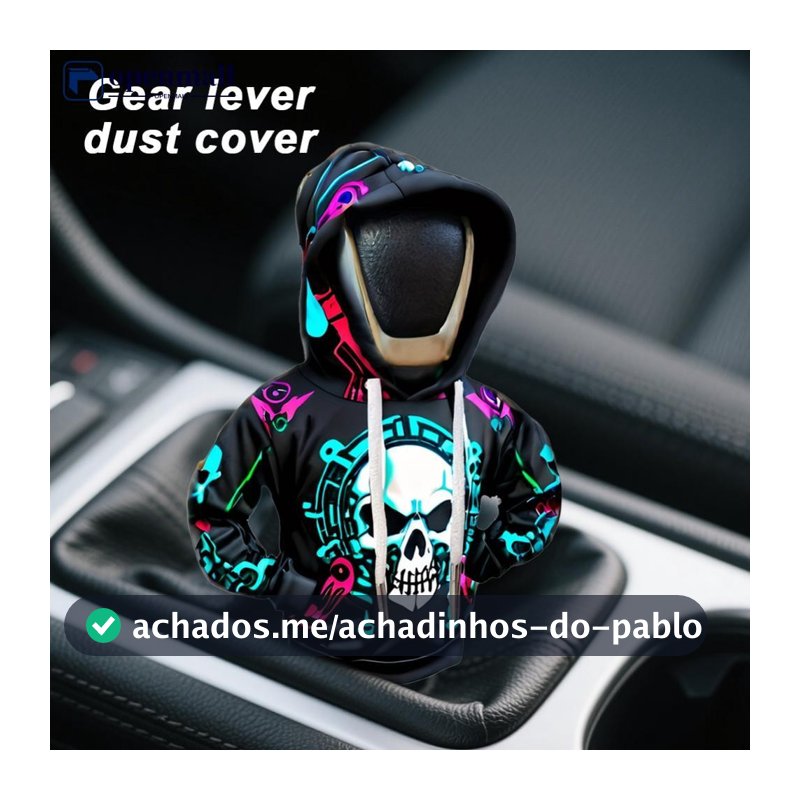 OMALL À Prova De Quebra-Cabeça Criativo Crânio Alavanca De Engrenagem Do Carro Roupas Com Capuz Capa Da Pequeno Hoodie I