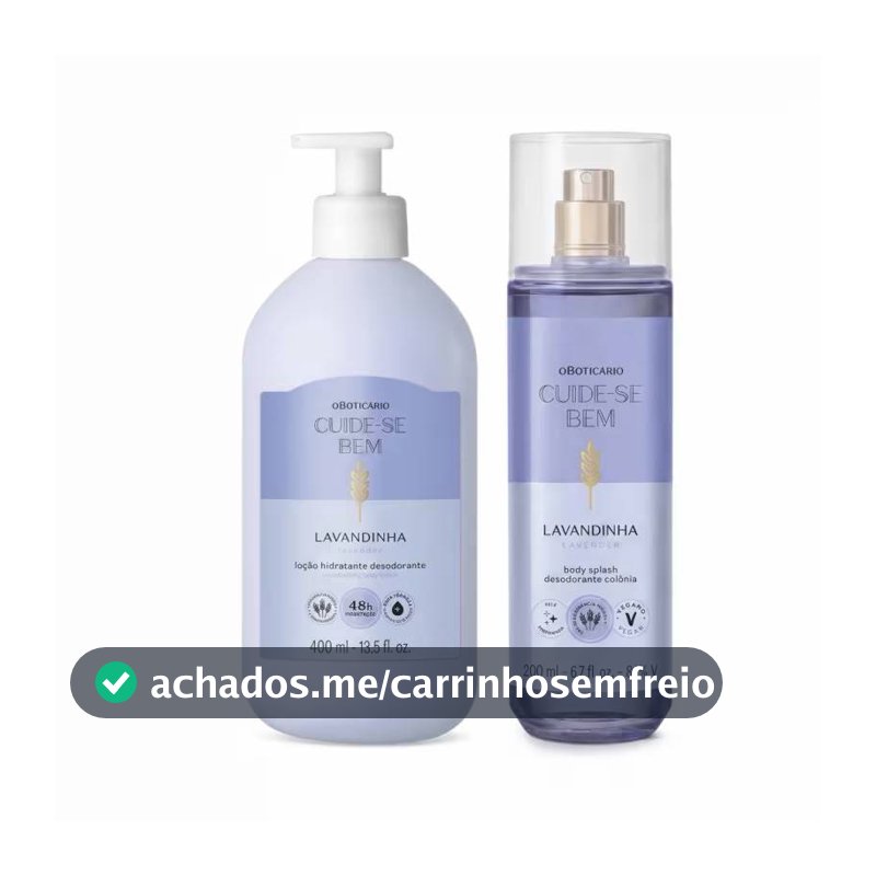 Body Splash Lavandinha: Seu momento diário de relaxamento