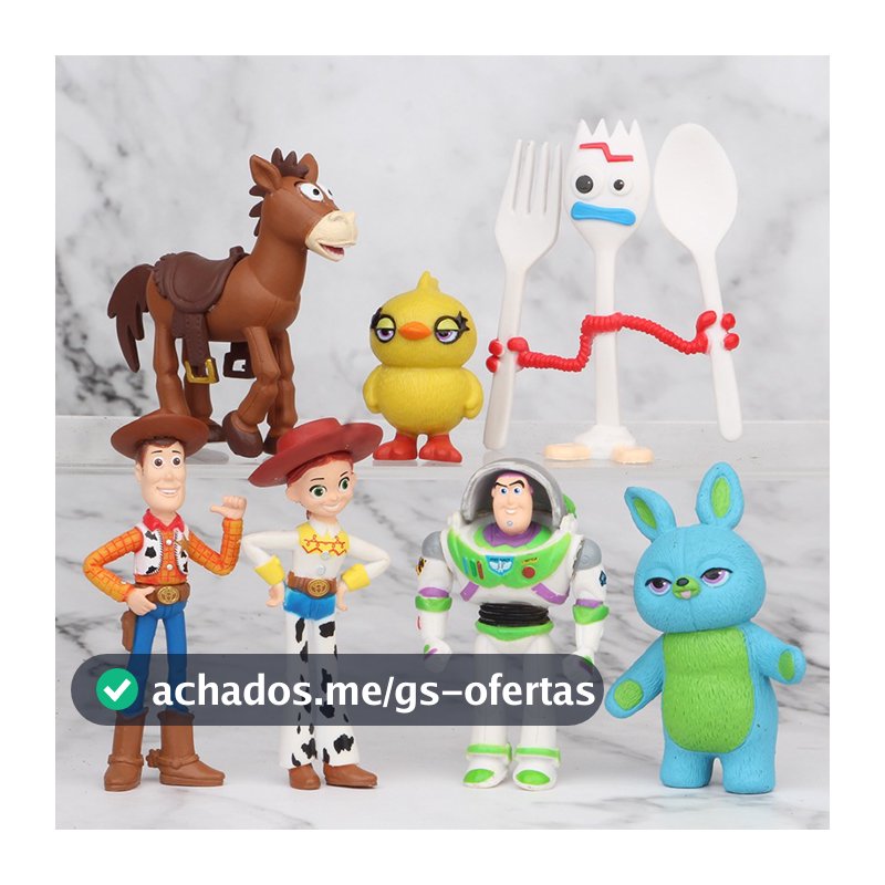 Filme Cartoon Toy Story 7 Unidades/Conjunto Woody Buzz Lightyear Figura Modelo Brinquedos