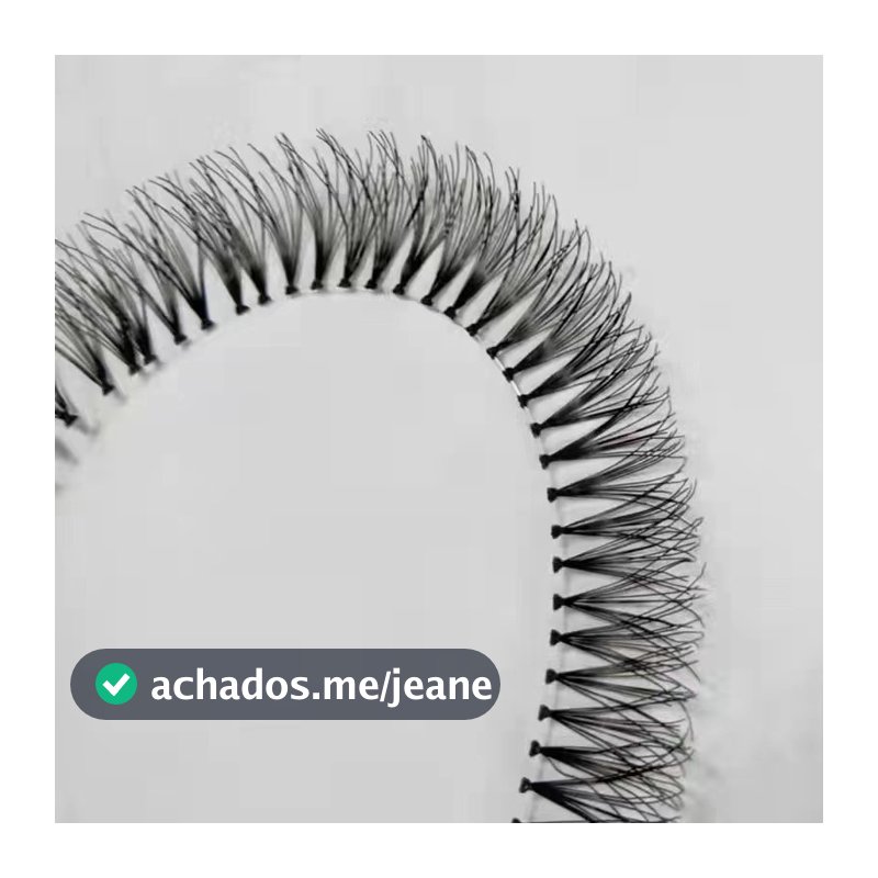 Cílios postiços feitos à mão (cabelo flor 5P) (1 pacote)
