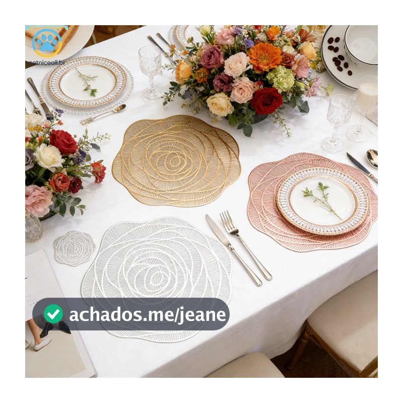 Conjunto de porta-copos redondo americano de 4/8 peças, estilo moderno, resistente ao calor à prova d'água