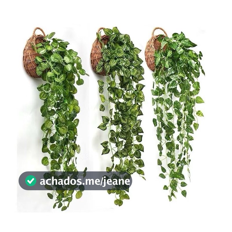 Kit 6 Metros Planta Decorativo Trepadeira Artificial Flores Artificiais Folha Ivy Artificial Garland Plants Decoração