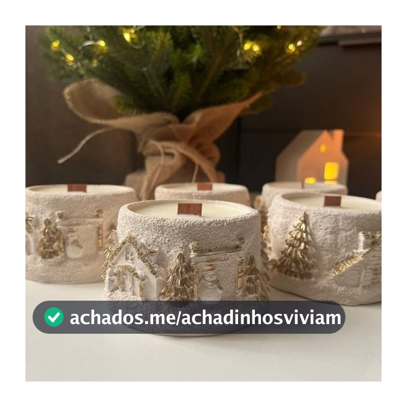 Vela de Natal Aromática - Snow Town - Art Est