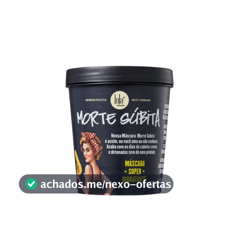 Máscara de Hidratação Morte Súbita Lola Cosmetics 450g