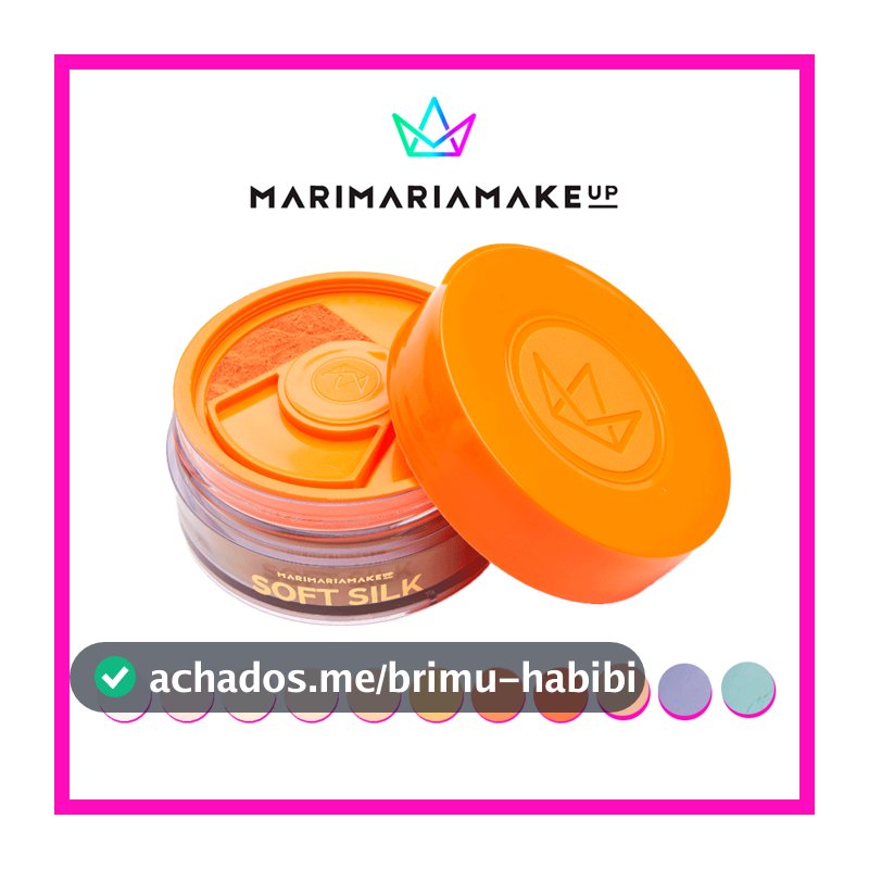Mari Maria Soft Silk Pó Solto 15g (Pó facial com textura fina e aveludada)