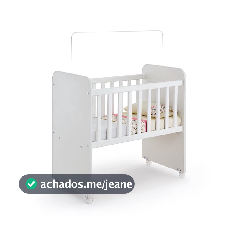 Mini Berço Ternurinha Com Colchao Impermeavel e Rodinhas Certificado Inmetro